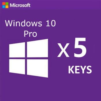 Lote Windows 10 Pro OEM, 5 Licencias Originales Individuales