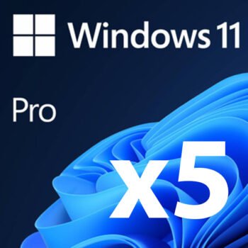 Microsoft Windows 11 Pro OEM Pack 5 Licencias individuales