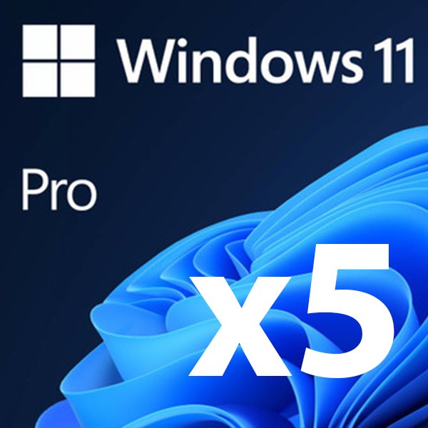 Microsoft Windows 11 Pro OEM Pack 5 Licencias individuales