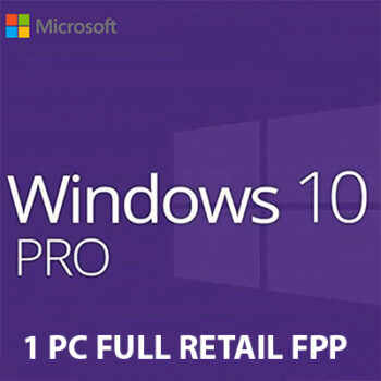 Microsoft Windows 10 Pro FULL RETAIL FPP Licencia Original 2026
